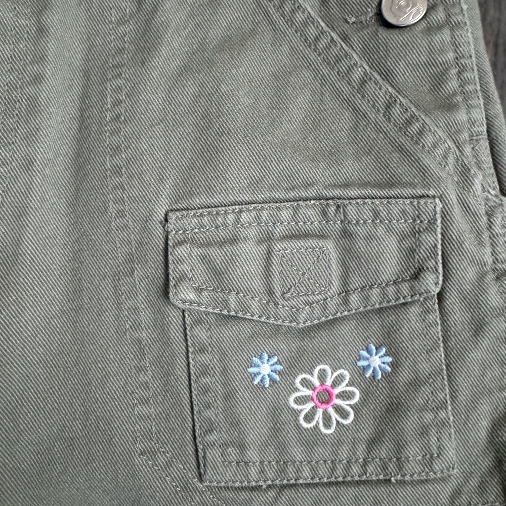 Winnie The Pooh Vintage Green Kids Overalls Size 10/12 - Picture 5 of 12